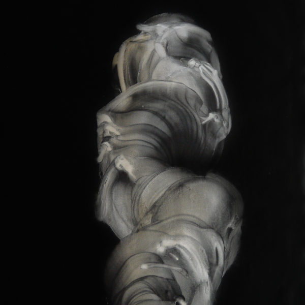 Uncoiling n˚2 / 100x75cm / Metallic pigments, ink and acrylic medium on Fabriano Paper