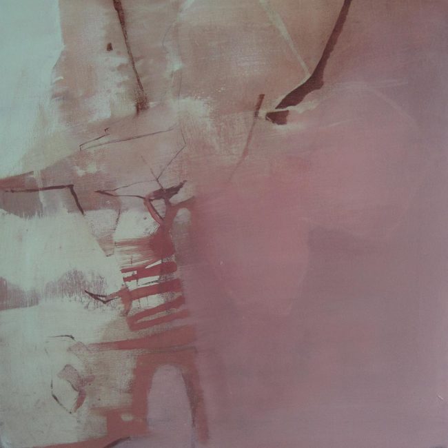 shimmy - oil on canvas 70x70cm - Clare Wilson