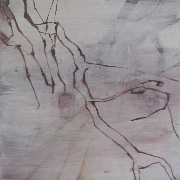 until the return - oil on canvas 30x30cm - Clare Wilson