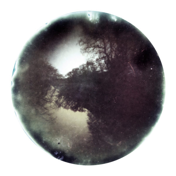 Tin-can Firmament: North 50° 38 23″, East -04° 73′ 50″ (26/10/11 to 06/01/12). Pinhole photograph - continuous exposure (48x48cm, framed archival pigment inkjet on Hahnemühle photorag) edition of 6