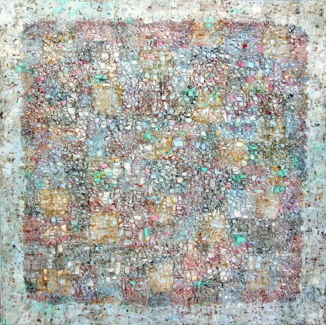 oil on canvas - 100x100 cm - 2016 - Massimo Danielis