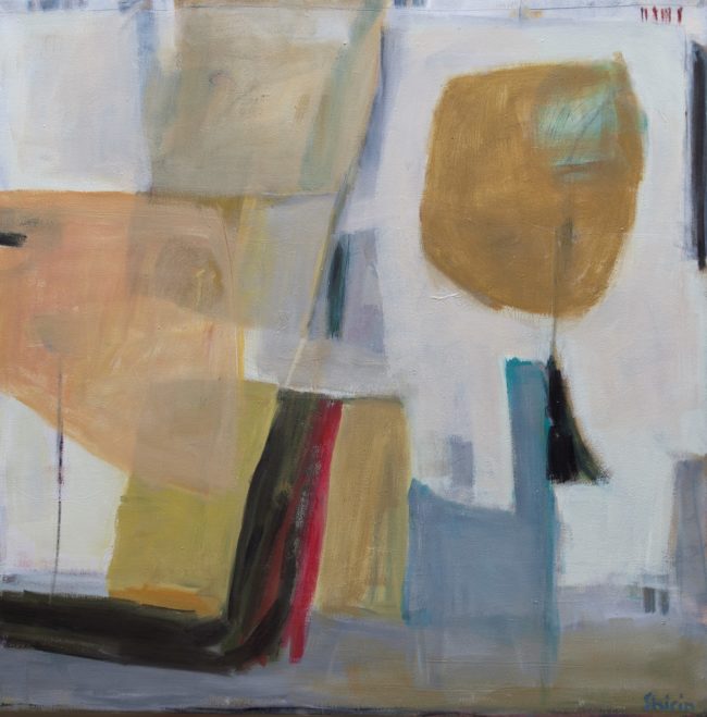 At Home 122x122 cm - Shirin Houston