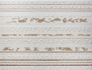 Stripes - White on Clay