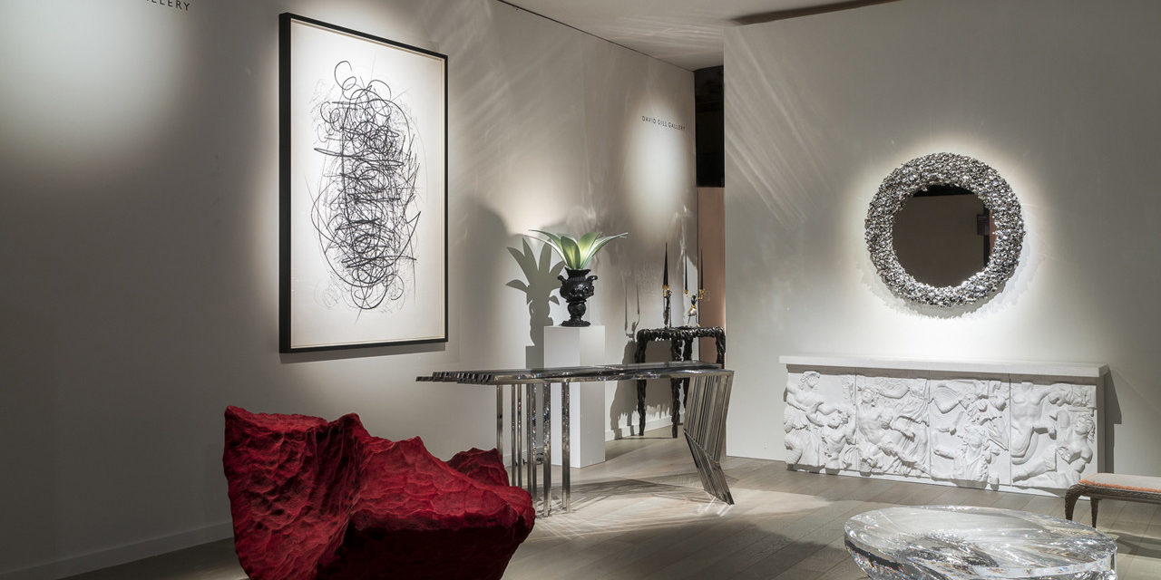 Fredrikson Stallard exhibition featuring Armchair 'Species III' at Salone